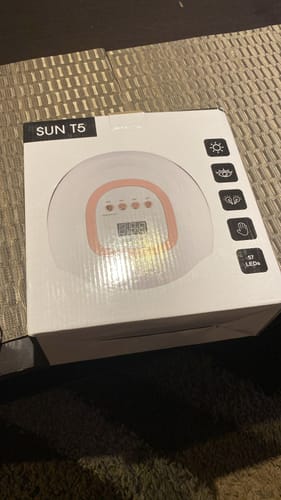 Customer photo review of SUN T5 MAX-Lámpara LED UV para secado de uñas, 114W, 57 LED, para manicura