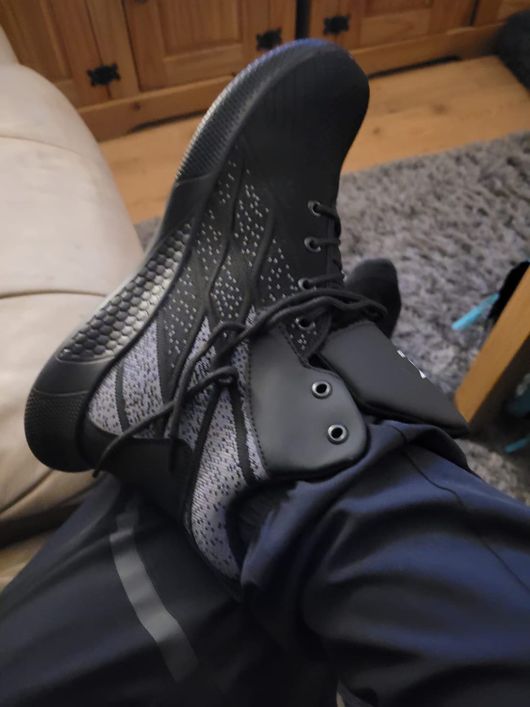 Customer photo review of Chaussures de Sécurité Montantes GripX