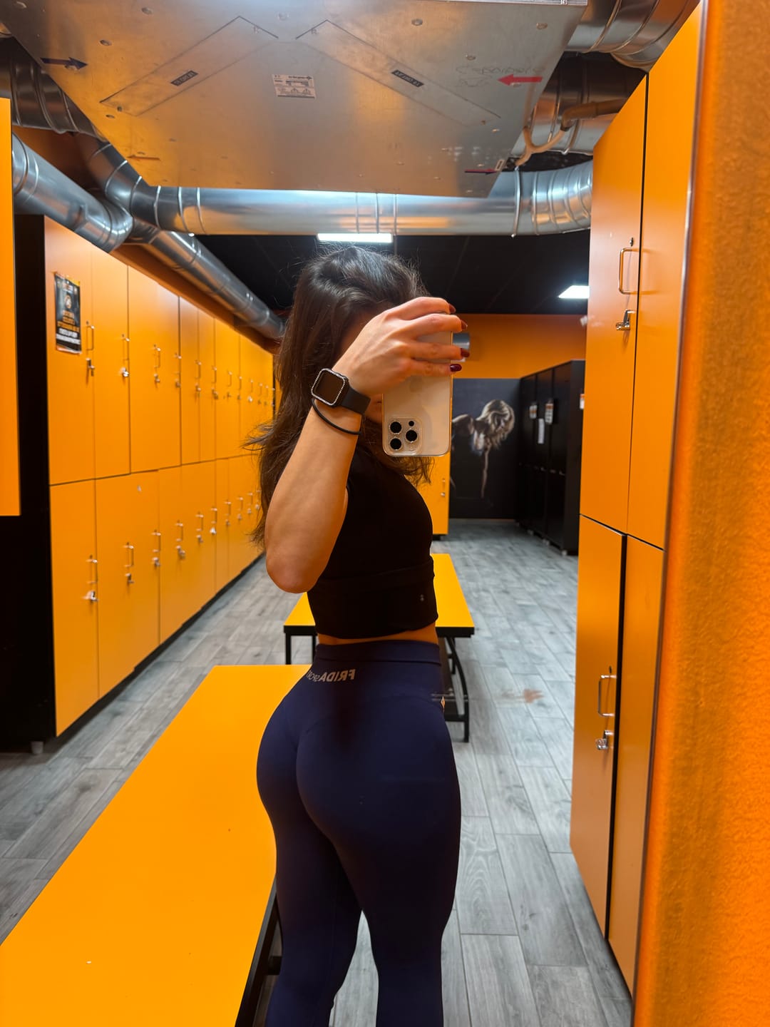 Customer photo review of Leggings Push up Gym Fashion Blu notte