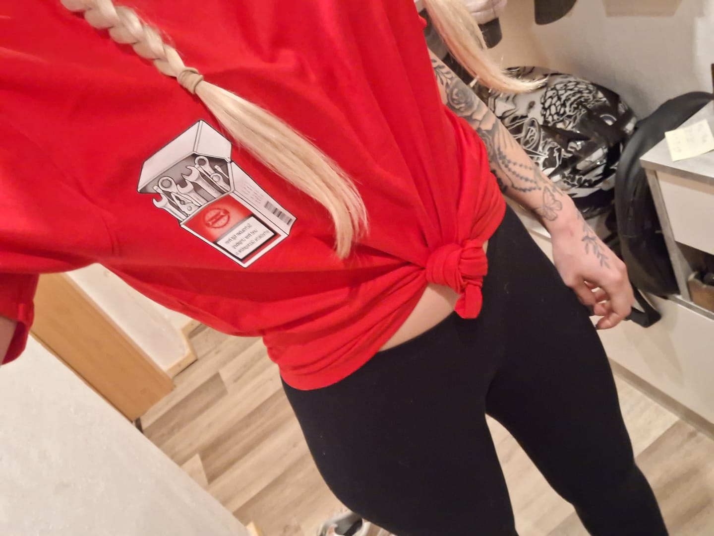 Customer photo review of T-SHIRT Schrauben Glücksgefühle