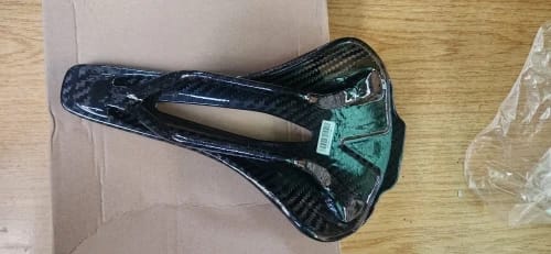 Customer photo review of CarbonX Ultimate - Super Ultralight Carbon Saddle - Black - 115g