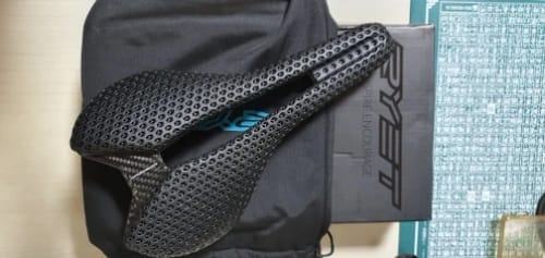 Customer photo review of CarbonX Bicycle Saddle - ExtremLight 170g - 3D Printed Seat Cushion - Breathable