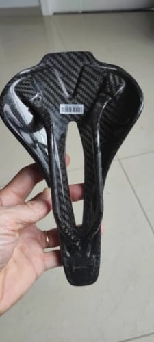 Customer photo review of CarbonX Ultimate - Super Ultralight Carbon Saddle - Black - 115g