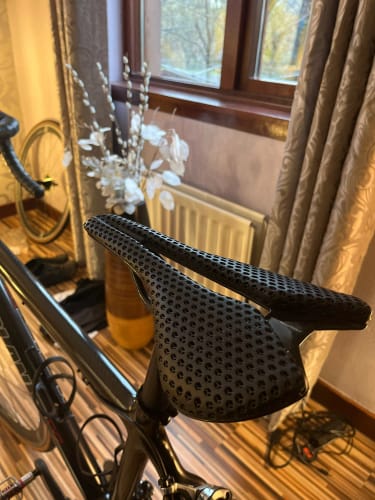 Customer photo review of CarbonX Bicycle Saddle - ExtremLight 170g - 3D Printed Seat Cushion - Breathable