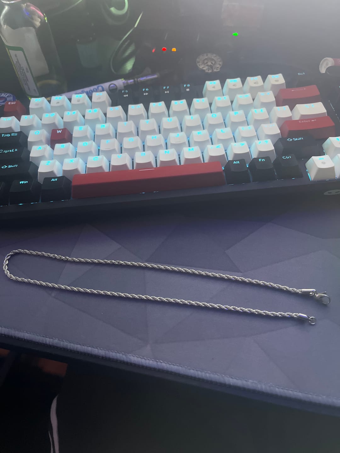 Customer photo review of Stainless Steel 3mm Small Rope Chain