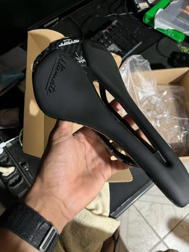 Customer photo review of CarbonX Ultimate - Super Ultralight Carbon Saddle - Black - 115g