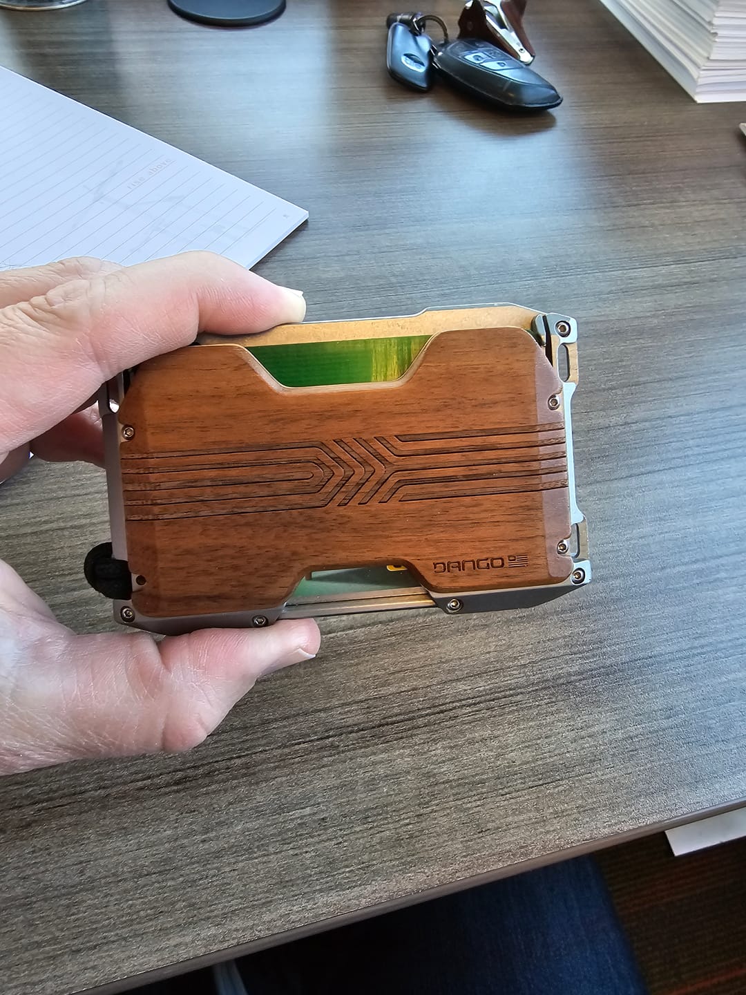 Customer photo review of A-SERIES WALNUT BACKPLATE