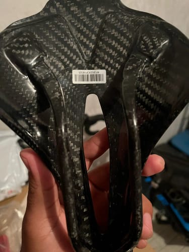 Customer photo review of CarbonX Ultimate - Super Ultralight Carbon Saddle - Black - 115g