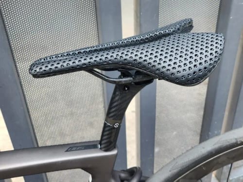 Customer photo review of CarbonX Bicycle Saddle - ExtremLight 170g - 3D Printed Seat Cushion - Breathable
