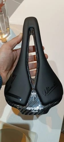 Customer photo review of CarbonX Ultimate - Super Ultralight Carbon Saddle - Black - 115g