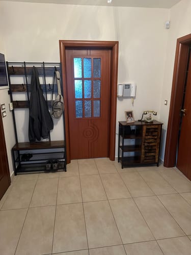 Customer photo review of Έπιπλο Εισόδου Βάση για Παλτό Κρεμάστρα Ρούχων Καλόγερος Ντουλάπα Παπουτσοθήκη για διάδρομο vintage καφέ HS-R087B01