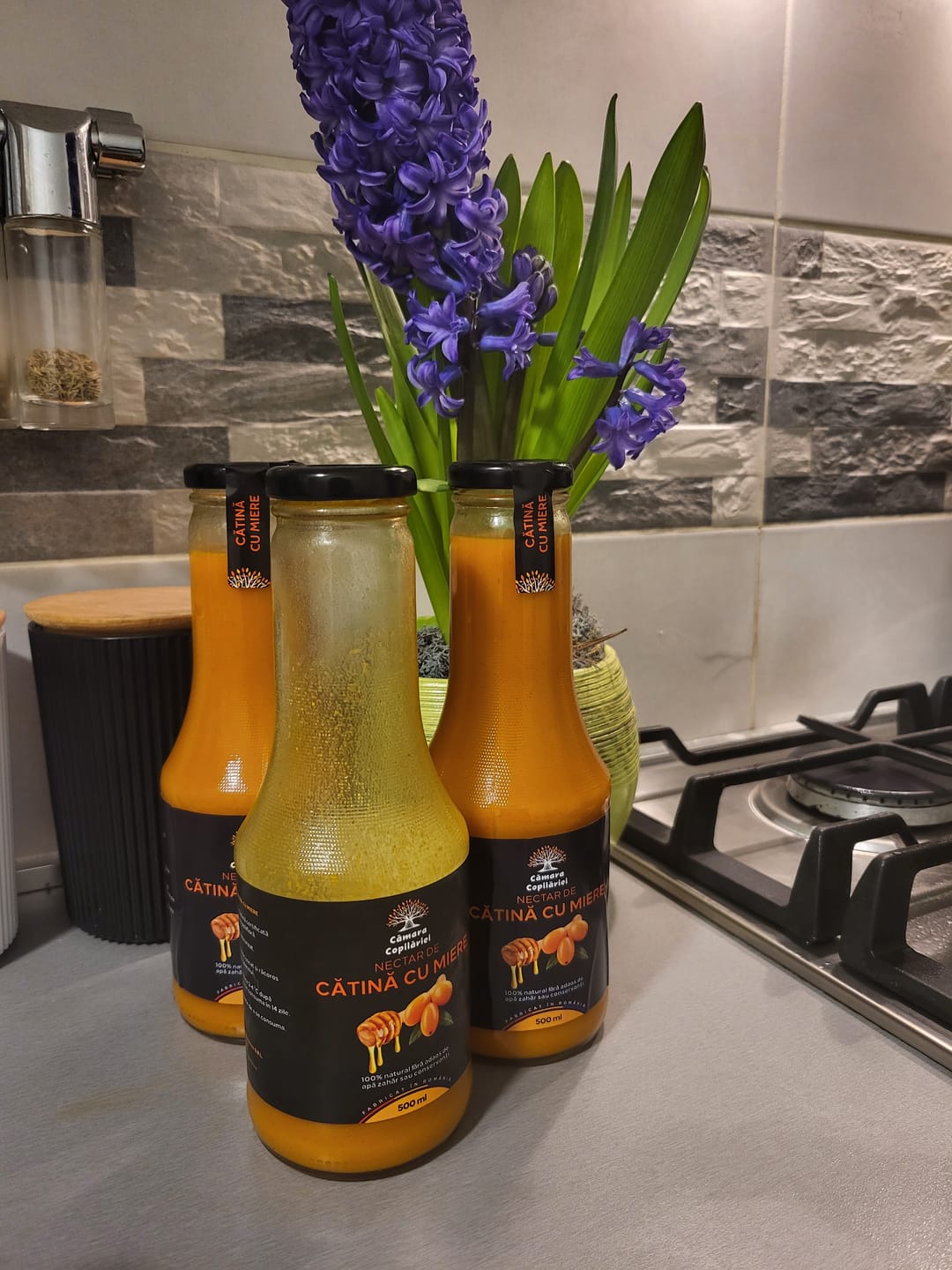 Customer photo review of Nectar de Cătină cu Miere - 5 sticle x 300ml