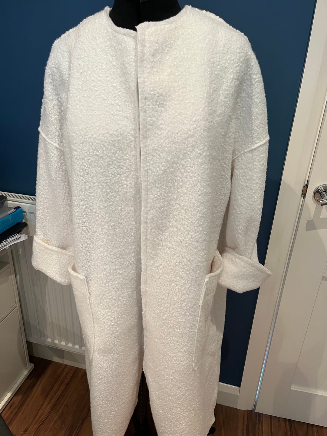 Customer photo review of Plain Boucle Fabric