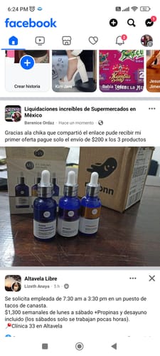Customer photo review of Kit Facial Con 3 Serums Acido Hialurónico, Retinol, Vit C