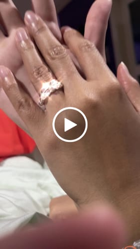 Customer video review of 3mm Marquis Eternity Ring