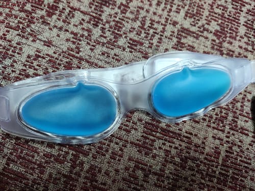 Customer photo review of Cool Eyes (Gel) | Eye Relaxing Mask to  Provide Relief from Pain & Dark Circles around the Eyes (Blue)