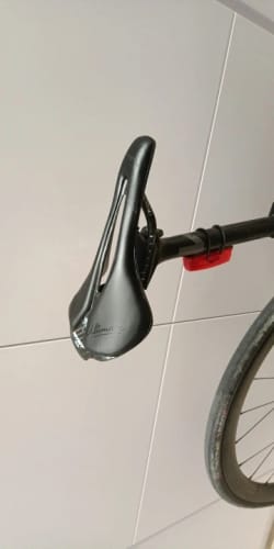 Customer photo review of CarbonX Ultimate - Super Ultralight Carbon Saddle - Black - 115g
