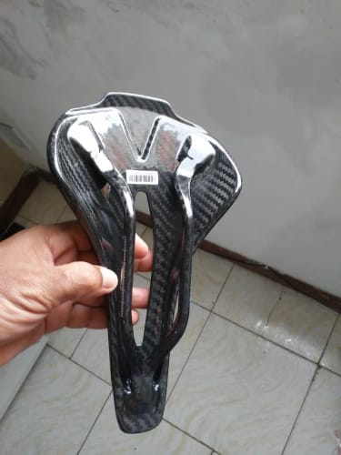 Customer photo review of CarbonX Ultimate - Super Ultralight Carbon Saddle - Black - 115g