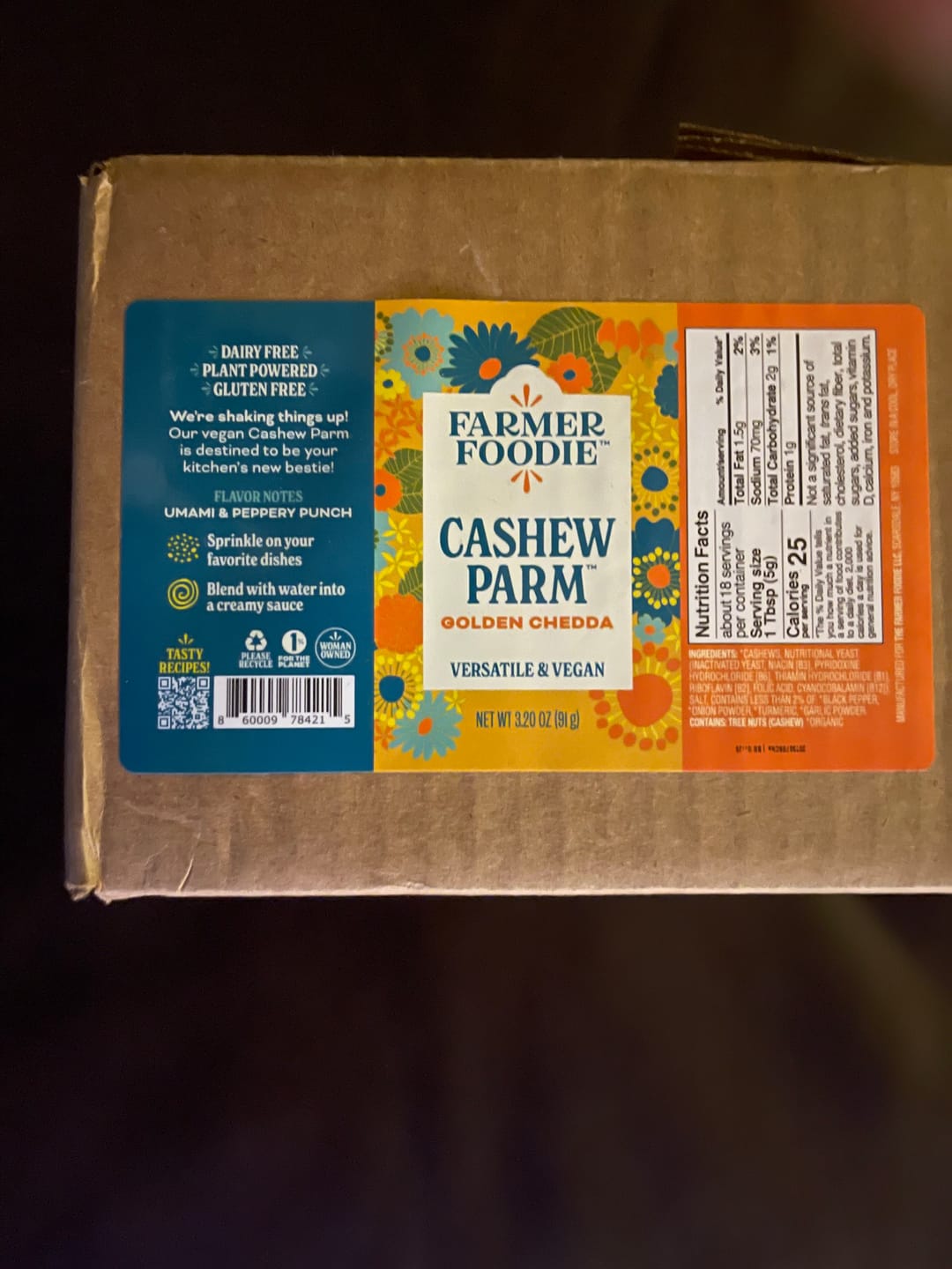 Customer photo review of Golden Chedda Cashew Parm