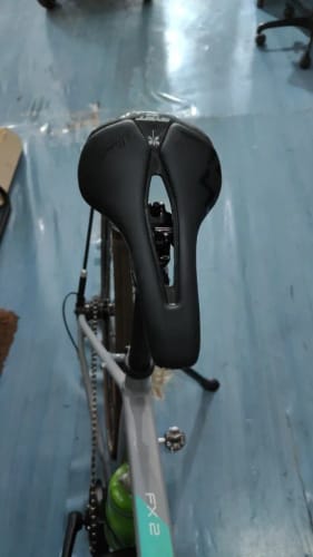Customer photo review of CarbonX Ultimate - Super Ultralight Carbon Saddle - Black - 115g