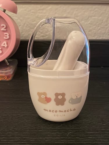 Customer photo review of Q-Lia Moko Mocha Toothbrush Set