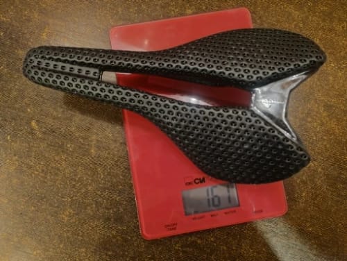 Customer photo review of CarbonX Bicycle Saddle - ExtremLight 170g - 3D Printed Seat Cushion - Breathable