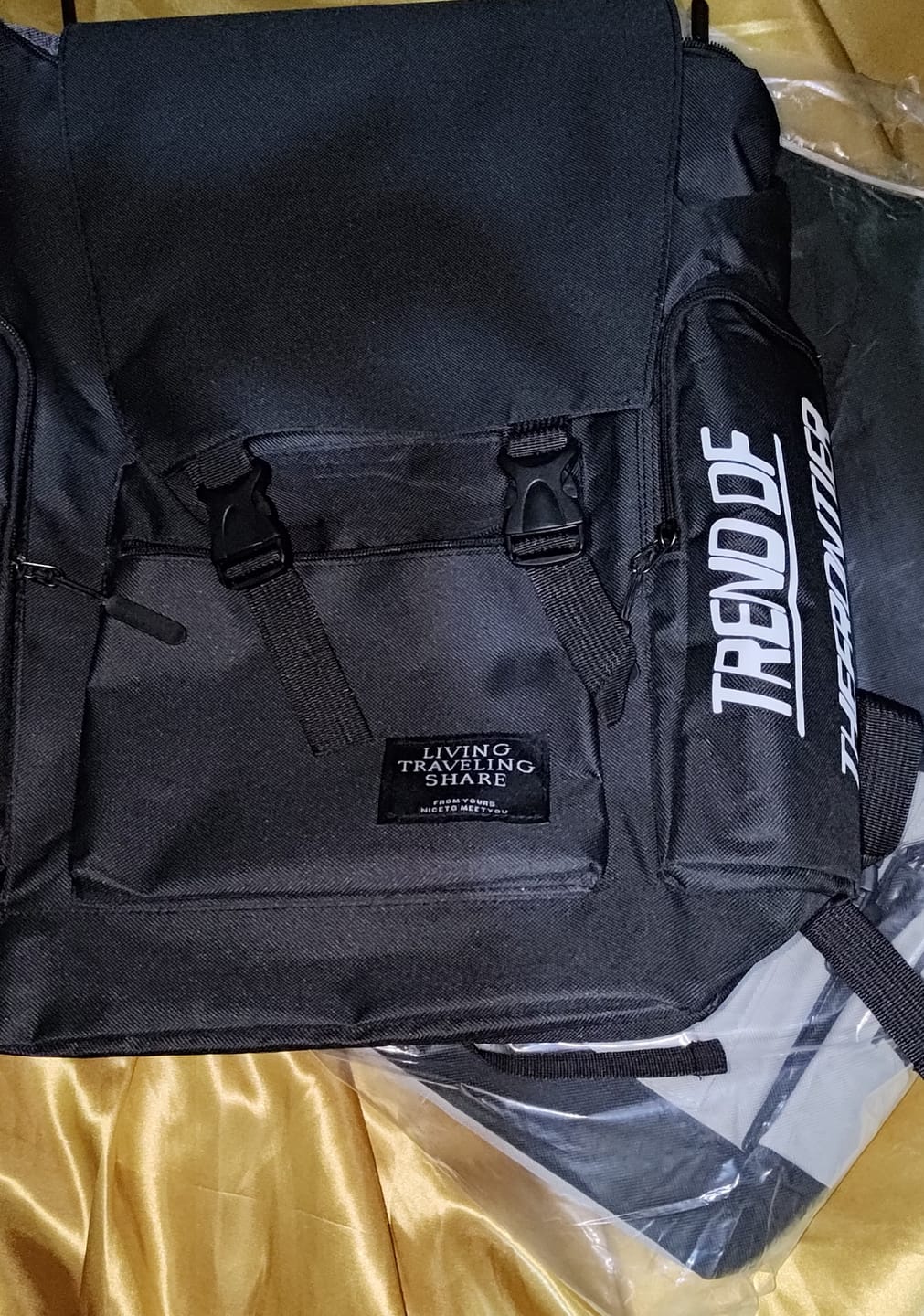 Customer photo review of TRAVEL LARGE BACKPACK with LAPTOP COMPARTMENT