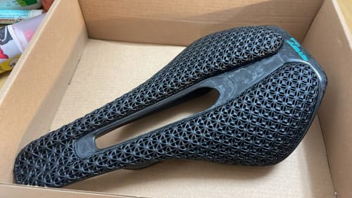 Customer photo review of CarbonX Ultimate - 3D Printed Cushion - Super Ultralight Carbon Saddle - Black - 140g