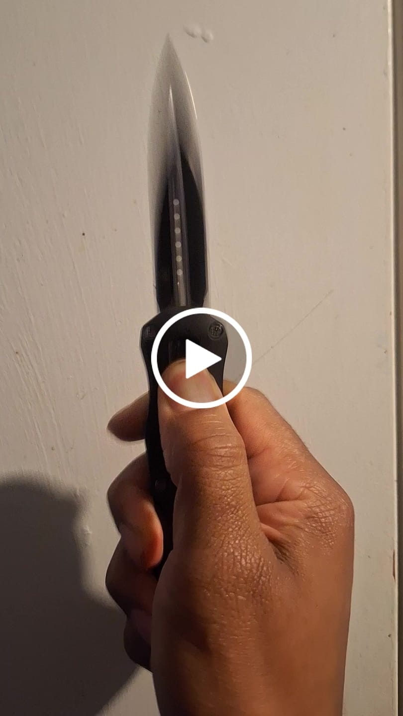 Customer video review of Black Reaper OTF Knife