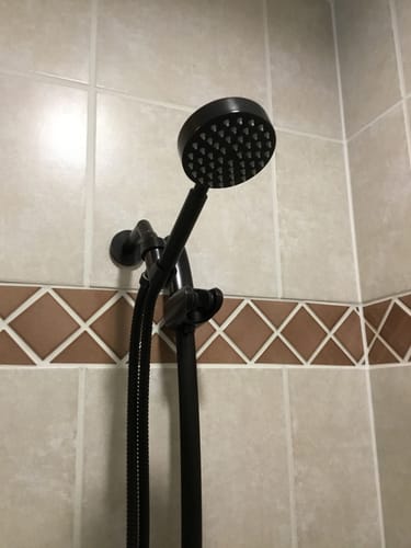 Customer photo review of Universal Shower Head Holder