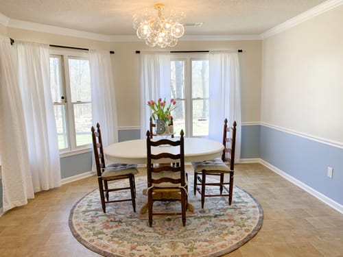 Customer photo review of Modern Cluster Glass Bubble Chandelier / Semi Flush