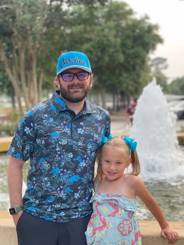 Customer photo review of Glory Days Apparel - Mascots of Paradise Performance Polo