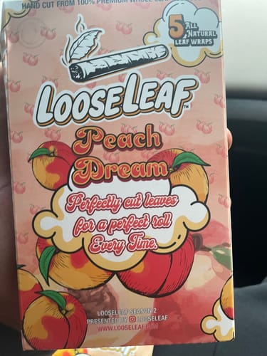 Customer photo review of Peach Dream LooseLeaf Wraps (40 Count)