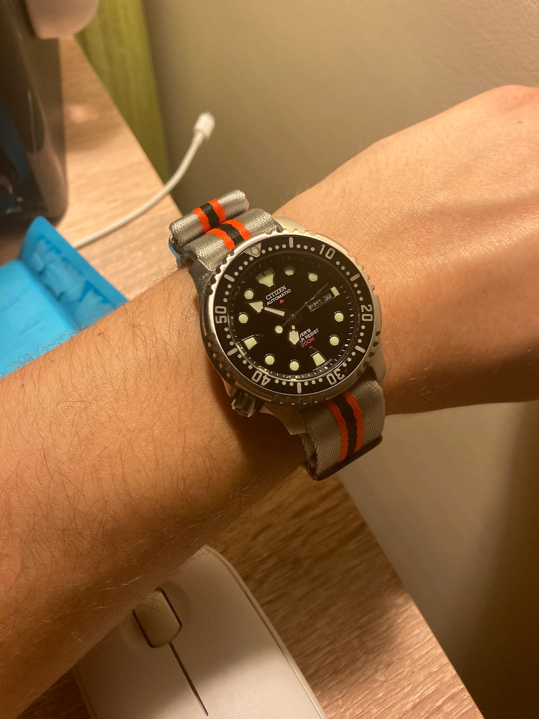 Customer photo review of Mystery Watch Strap - gift with purchase