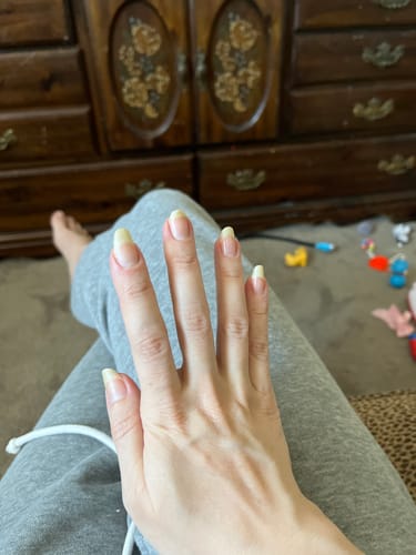 Customer photo review of Rocket Nail Fuel Nail Repair - Clear