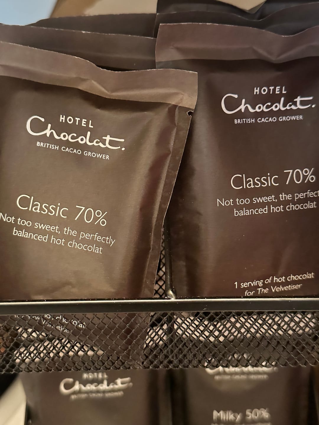 Customer photo review of Classic 70% Hot Chocolate Flakes