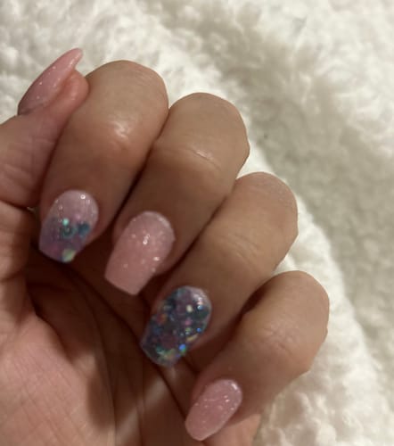 Customer photo review of Sensitive Dip Powder Liquid Set