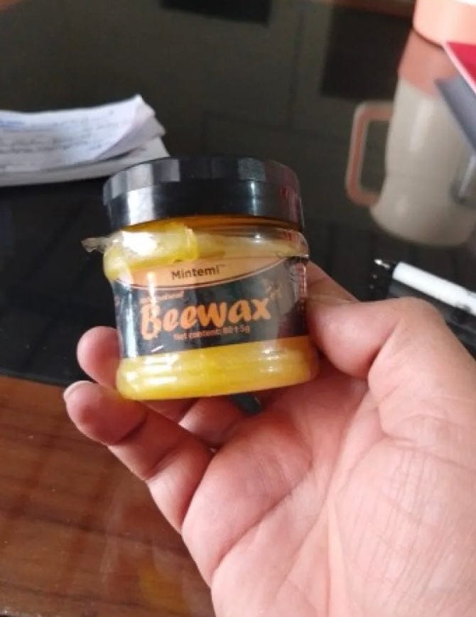 Customer photo review of Beewax Furniture Polish - (FREE Delivery)