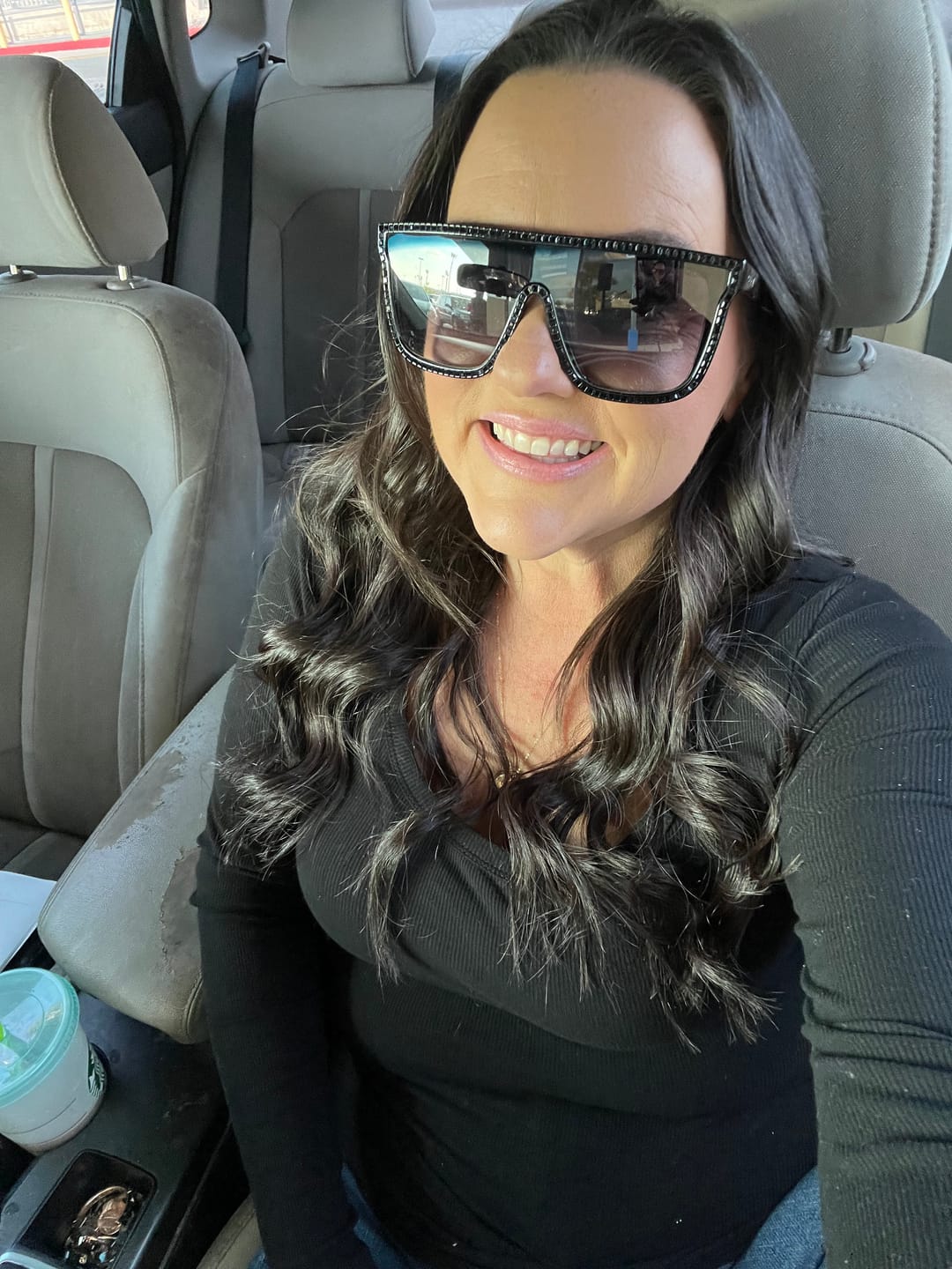 Customer photo review of Dark Brown #2 Straight DIY Hair Extensions Home Kit