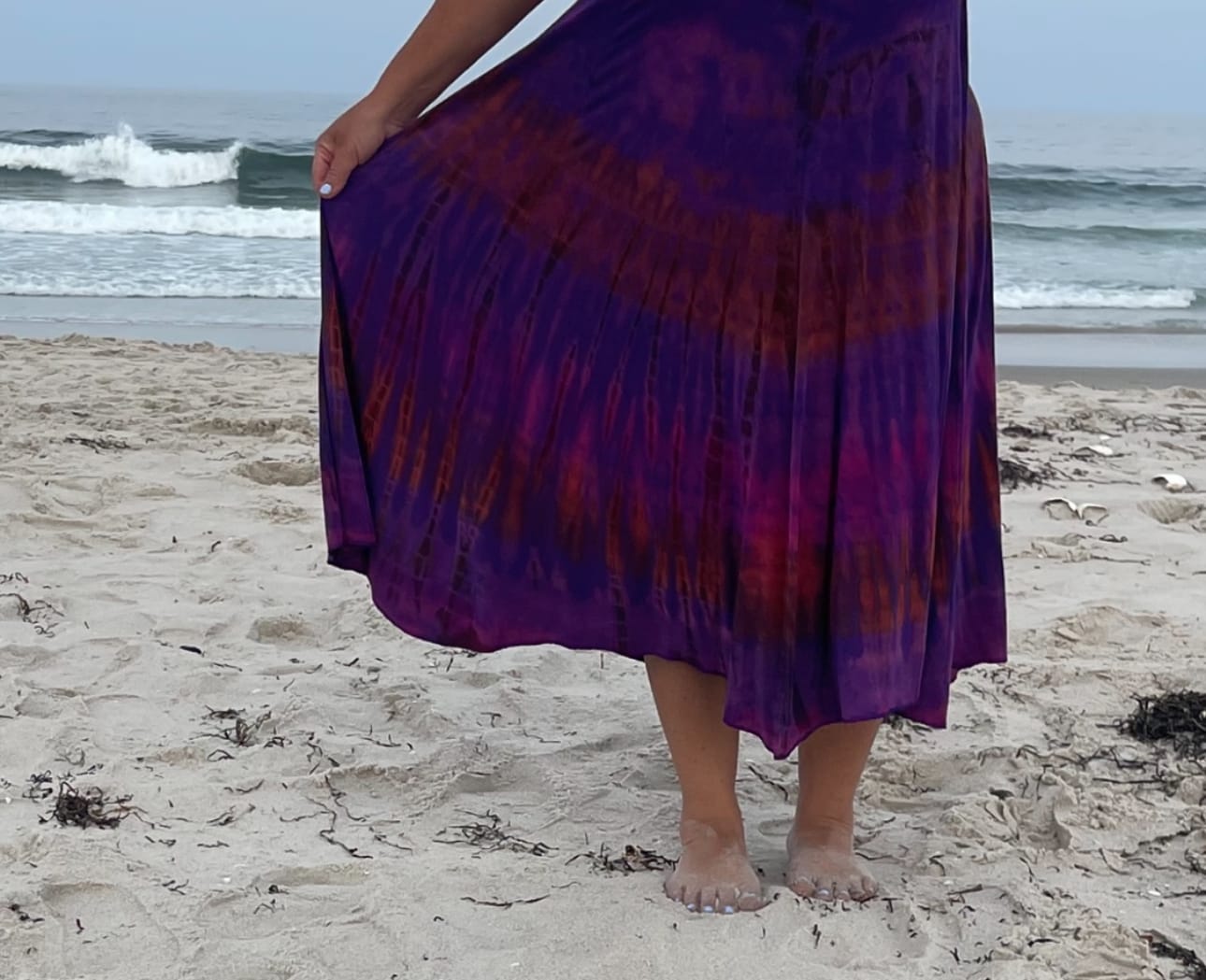 Customer photo review of Starlight Tie Dye Maxi Skirt