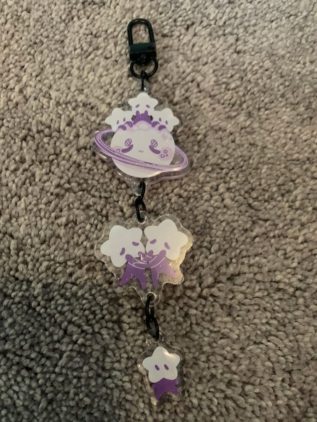 Customer photo review of Star Babies Dangling Keychain