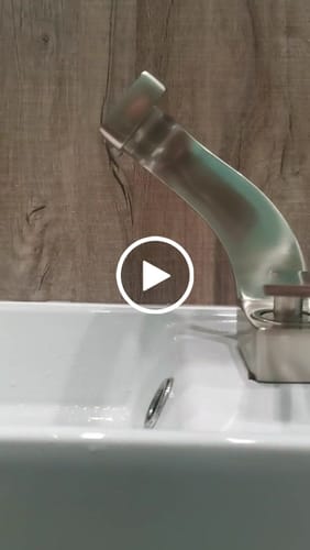 Customer video review of Solna - Waterfall Single Lever Brass Bathroom Sink Faucet