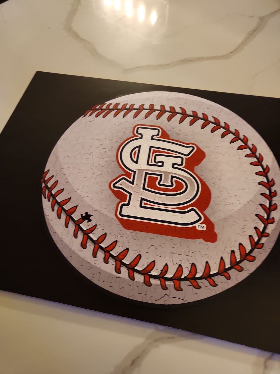Customer photo review of St. Louis Cardinals™ - Wooden Puzzle
