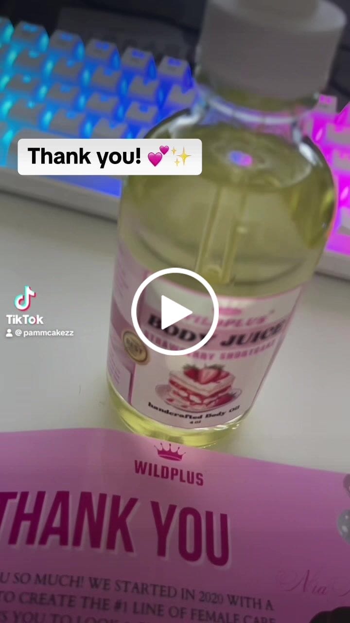 Customer video review of Body Juice Oil