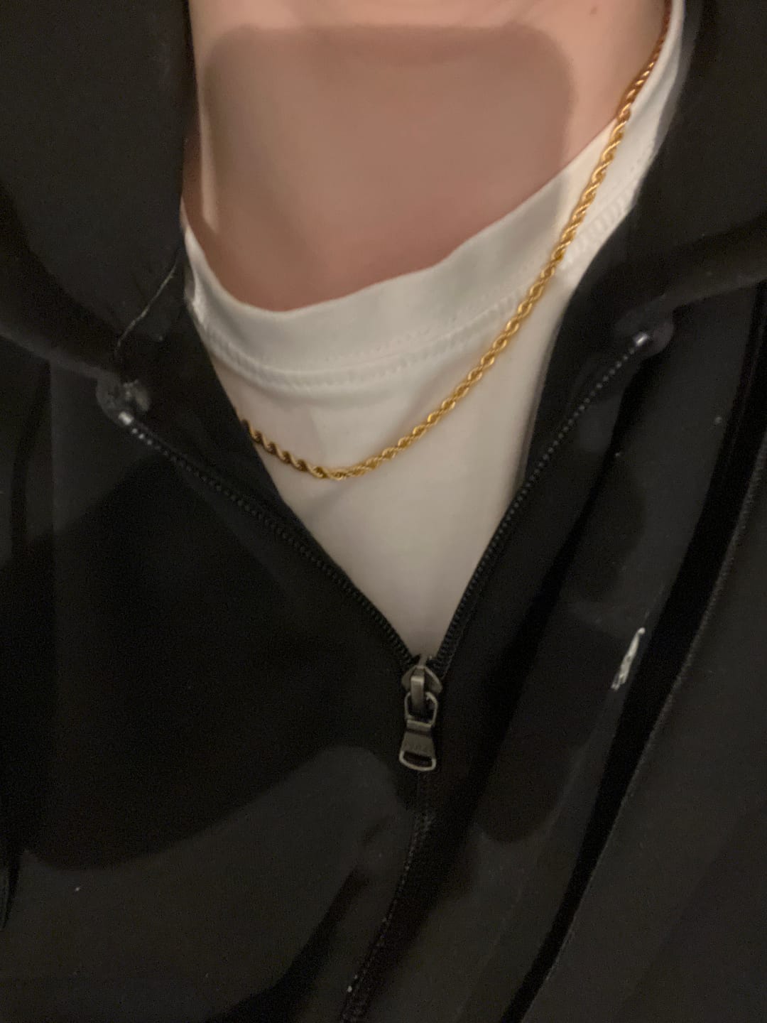 Customer photo review of CLEAN ROPE CHAIN. - 3MM 18K GOLD