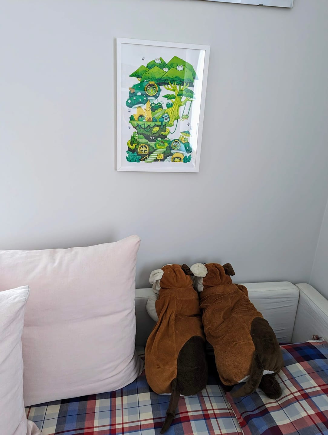 Customer photo review of Green Frogs • Stampa A3 Firmata