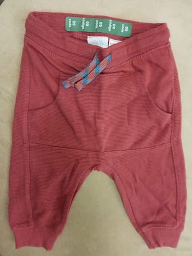 Customer photo review of Babies exclusive reddish 'slim fit' jogger pant