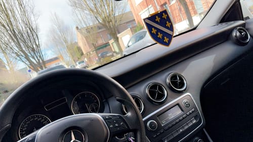 Customer photo review of Republic Bosnia and Herzegovina Car Hanging Ornament