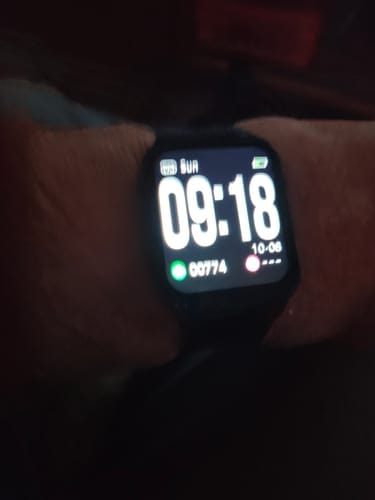 Customer photo review of Smartwatch Justin mit umfassenden Gesundheitsfeatures / IP67 Wasserdichtigkeit / 35 Tage Akkulaufzeit / 100 Sportmodi