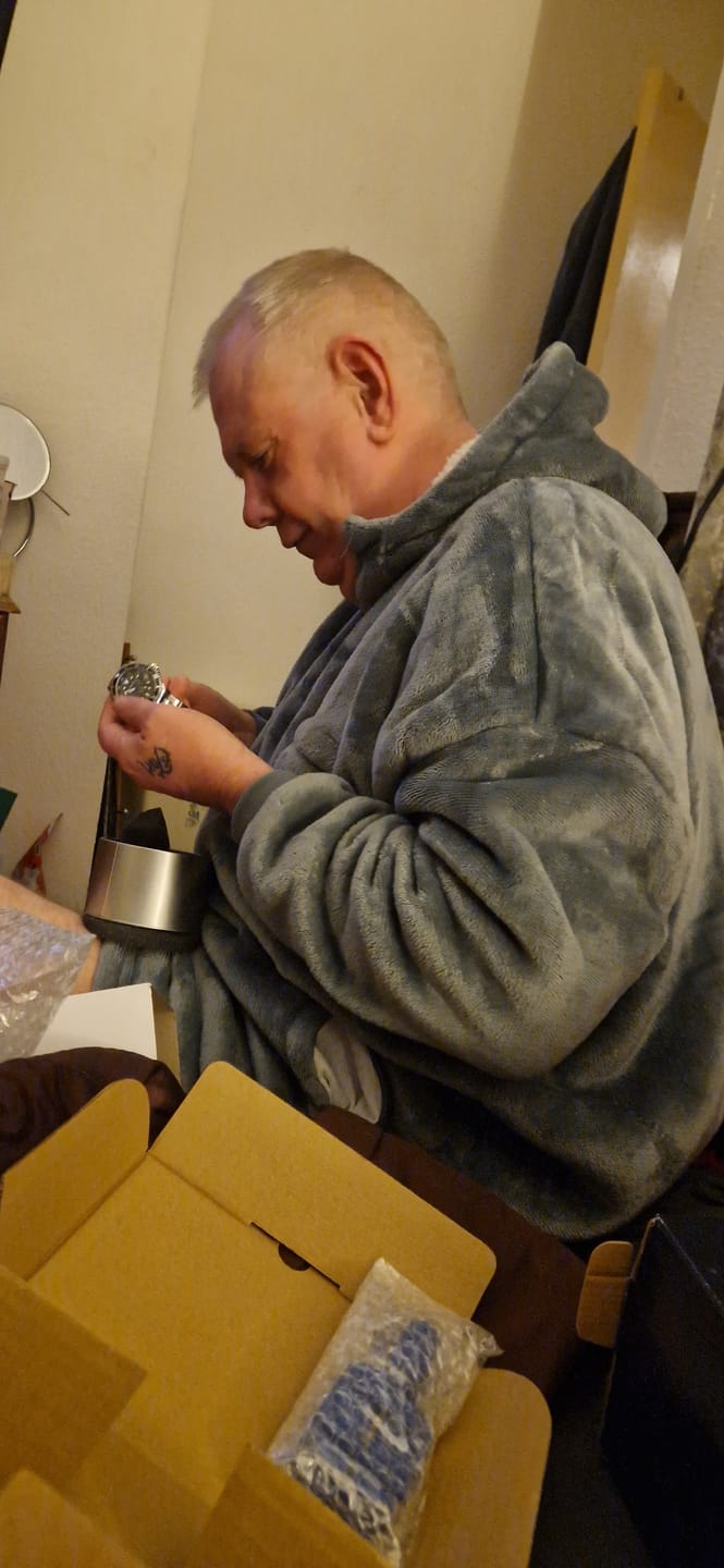 Customer photo review of Luxesmith Midnight Edition - Men's Watch
